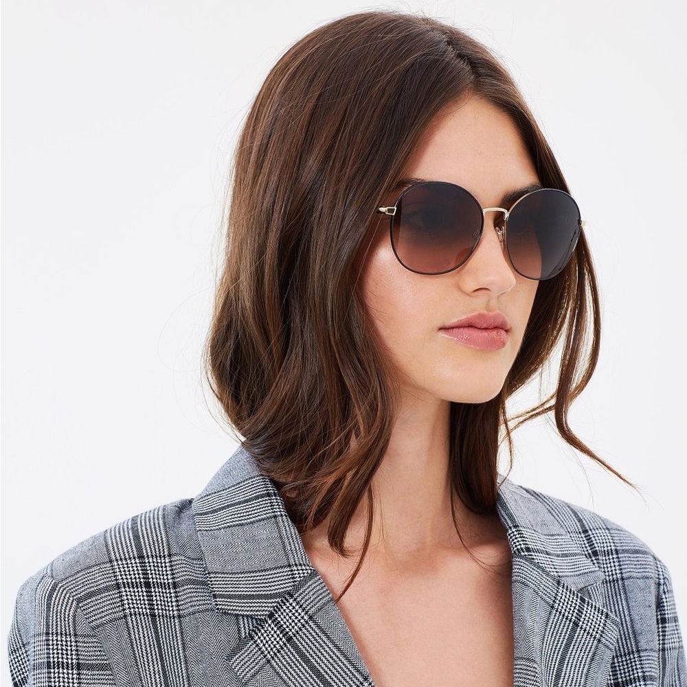 BURBERRY BE3094 Bordeaux/Brown Round Unisex Sunglasses